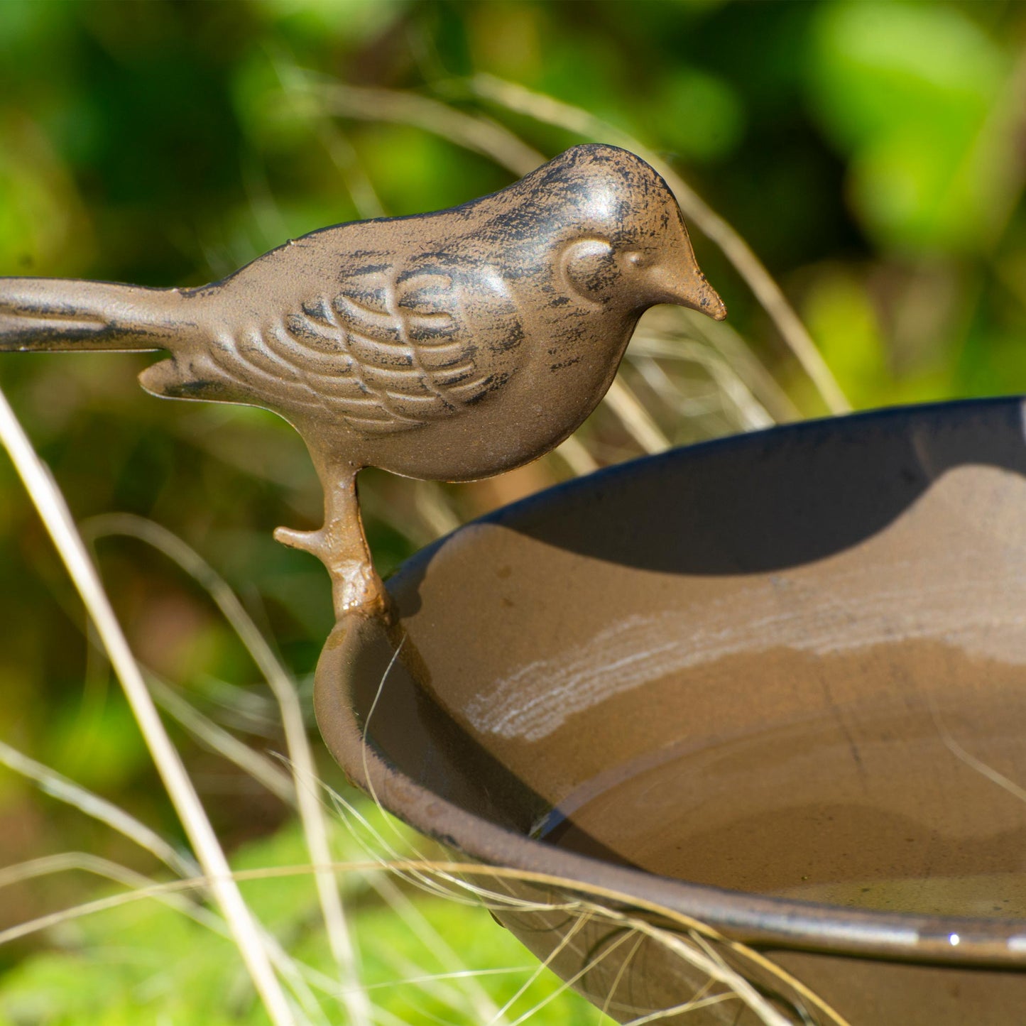 Metall Vogeltränke stehend 700 ml, mit Ständer