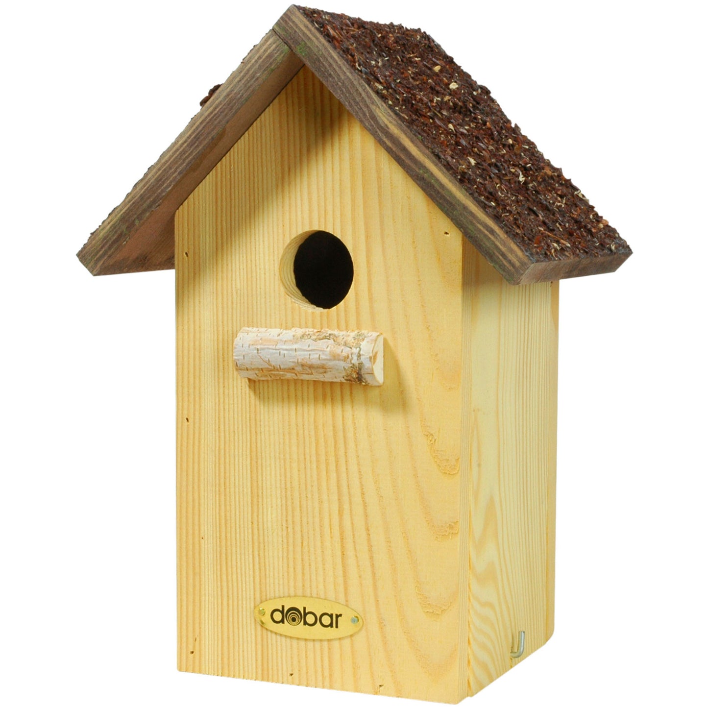 Art. 37100e - Nistkasten mit spitzem Rindendach - Luxus-Vogelhaus.de