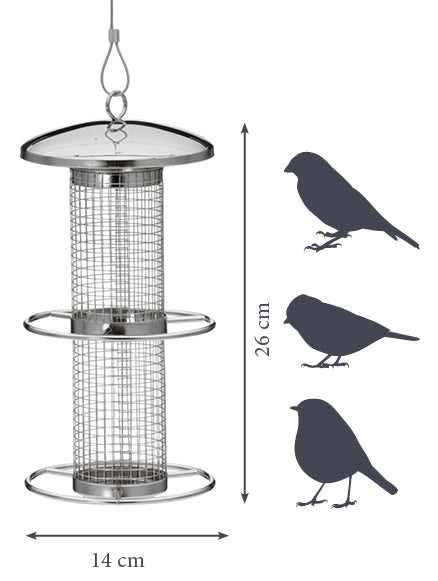 Art. 10041 - Futtersäule mit Gitterröhre zum Aufhängen