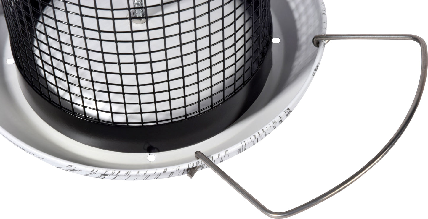 Wetterfeste Futtersäule mit abnehmbarem Deckel für einfache Befüllung