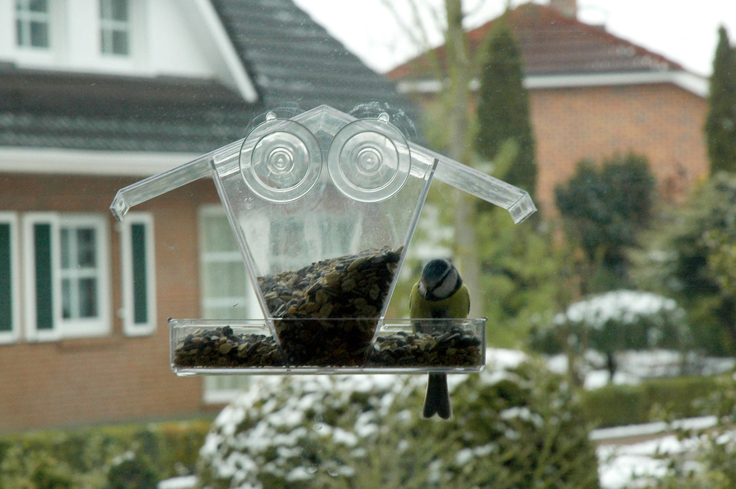 Art. 11503 - Fenster-Vogelfutterhaus aus Kunststoff