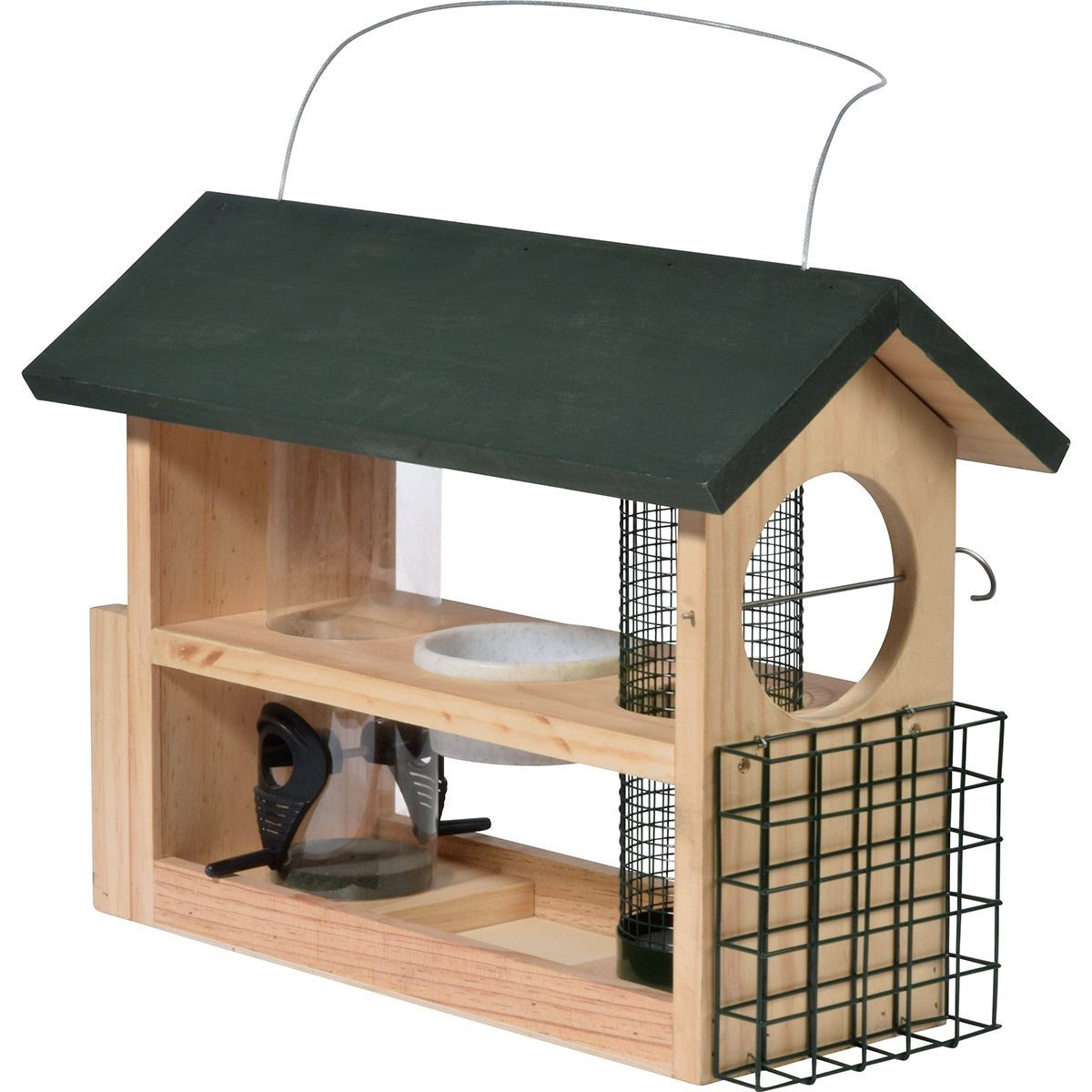 Art. 11518FSC - Großes Multifunktions-Vogelfutterhaus zum Aufhängen