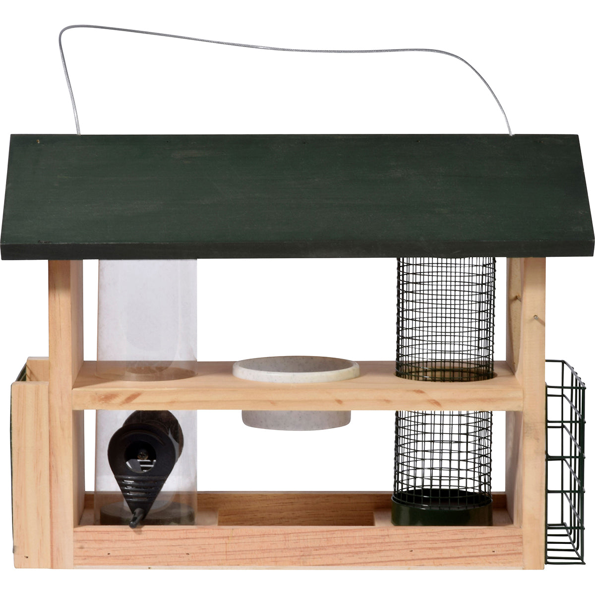 Art. 11518FSC - Großes Multifunktions-Vogelfutterhaus zum Aufhängen