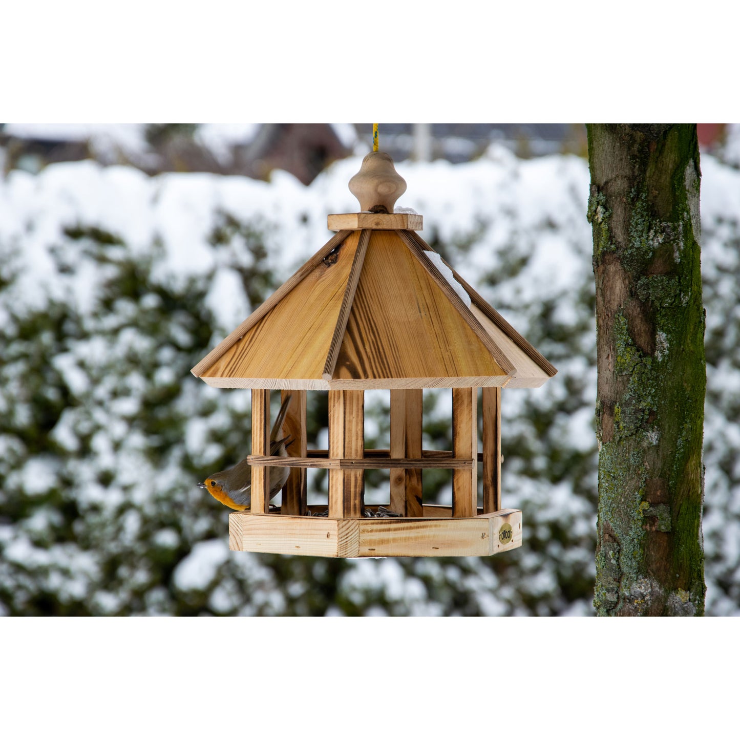 Art.18007FSCe - Vogelfutter-Pavillon "Caliente" zum Aufhängen