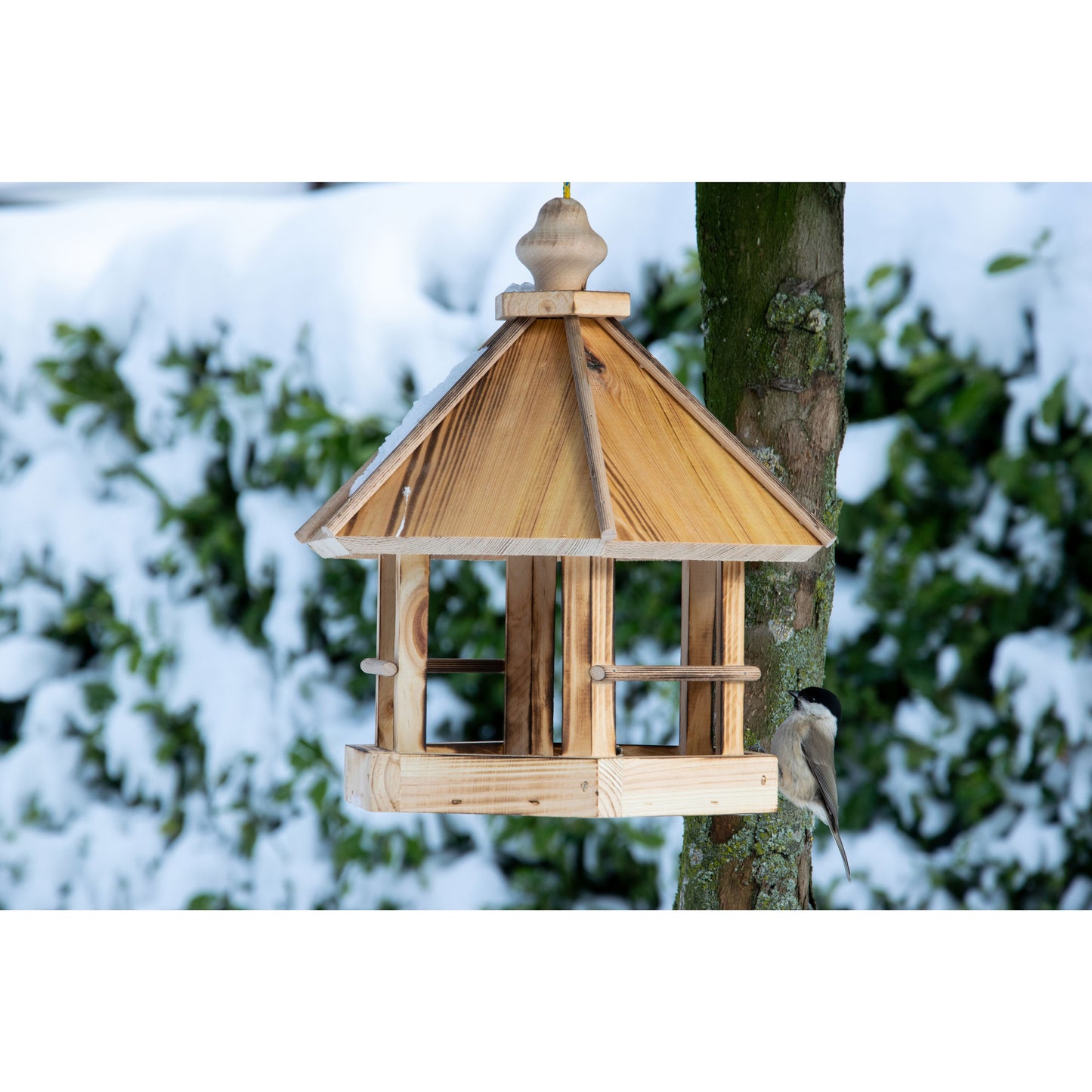 Art.18007FSCe - Vogelfutter-Pavillon "Caliente" zum Aufhängen