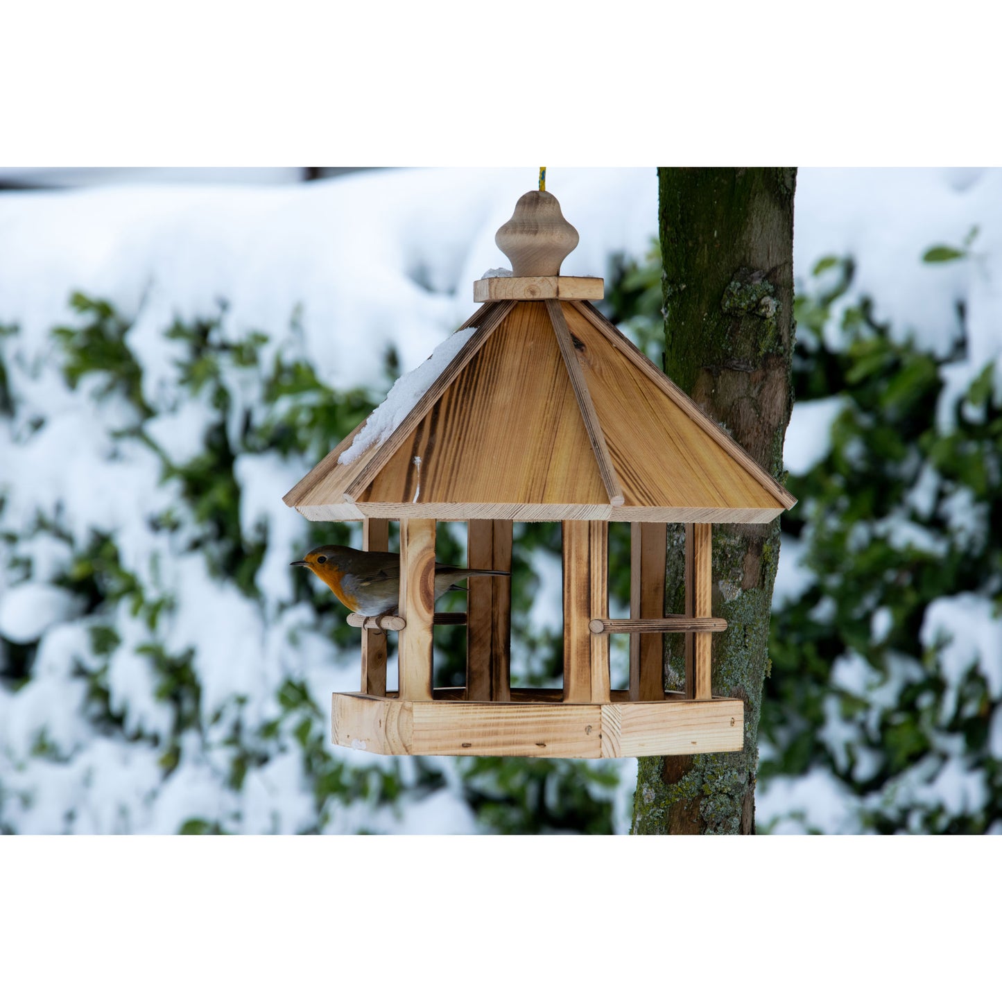 Art.18007FSCe - Vogelfutter-Pavillon "Caliente" zum Aufhängen