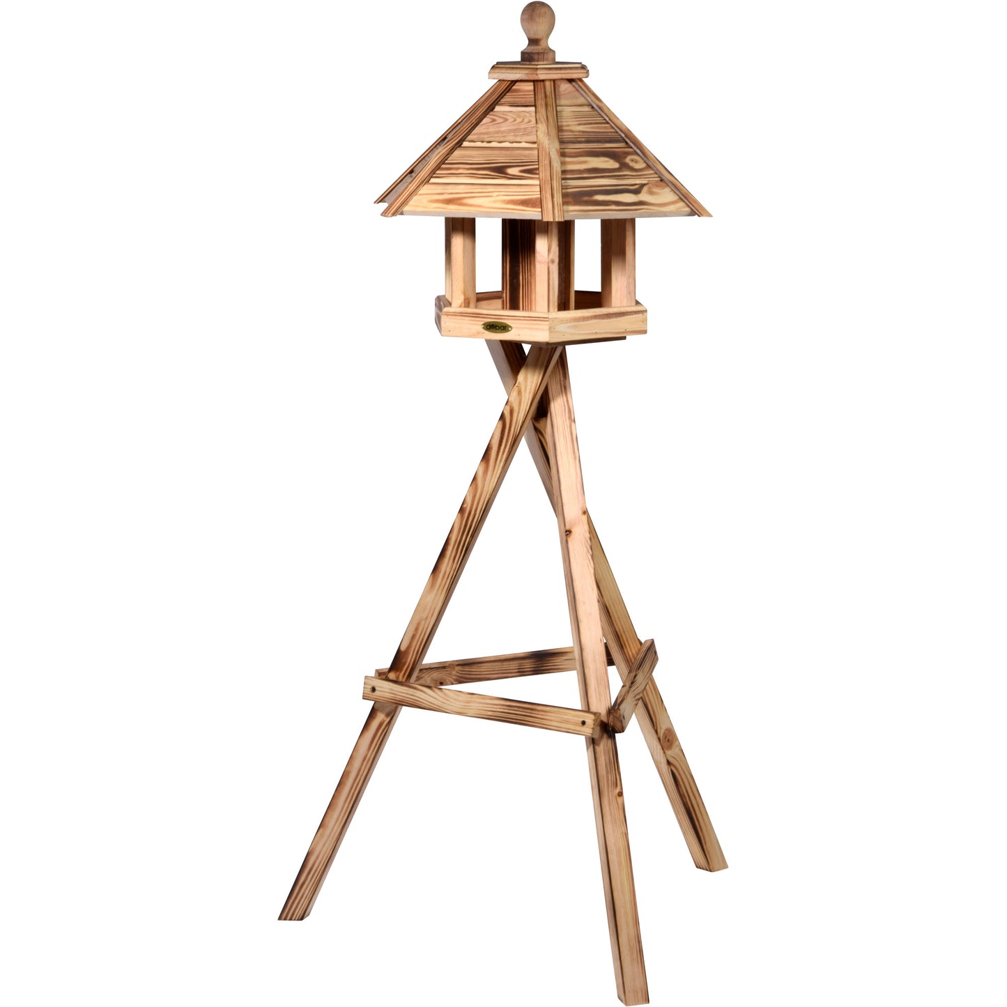 Art.18009FSCe - Vogelhaus "Brillo" zum Aufstellen - geflammt
