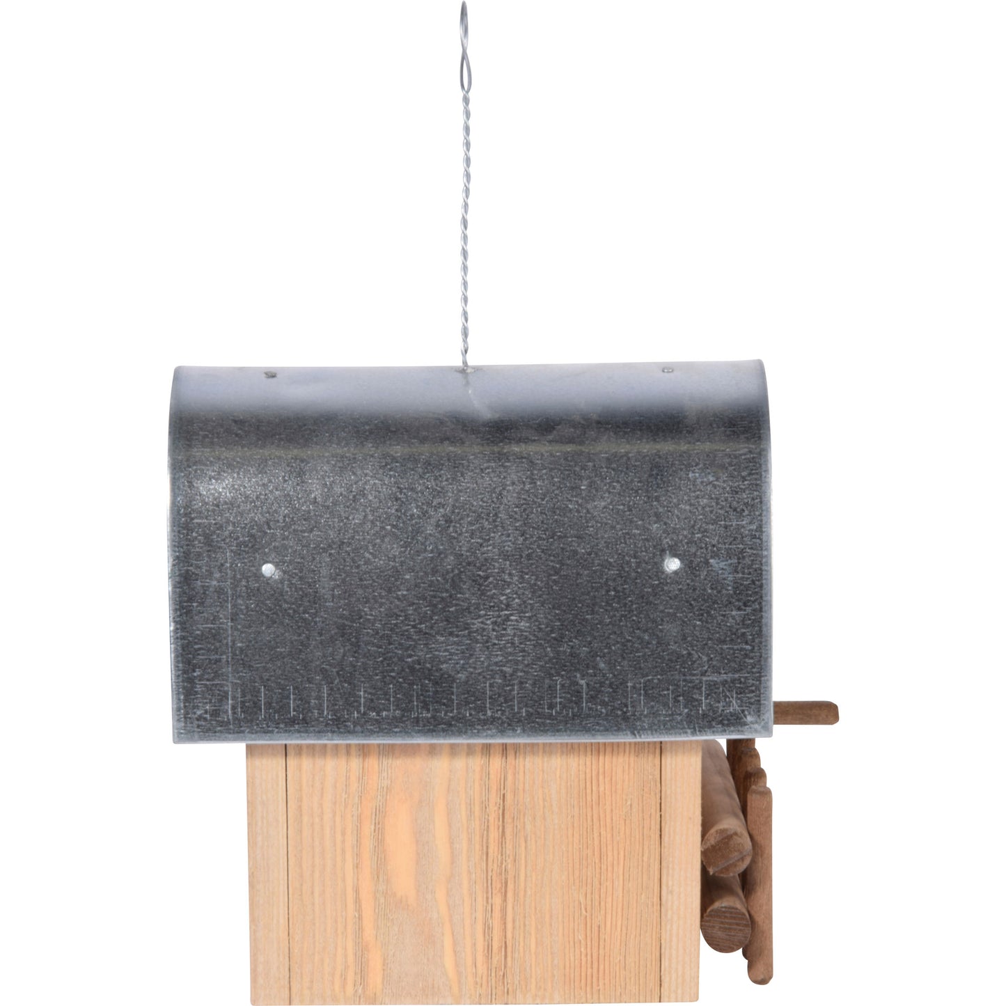 Art. 22513FSCe - Nistkasten "Rundhaus" mit Alu-Dach | Bernstein - Luxus-Vogelhaus.de