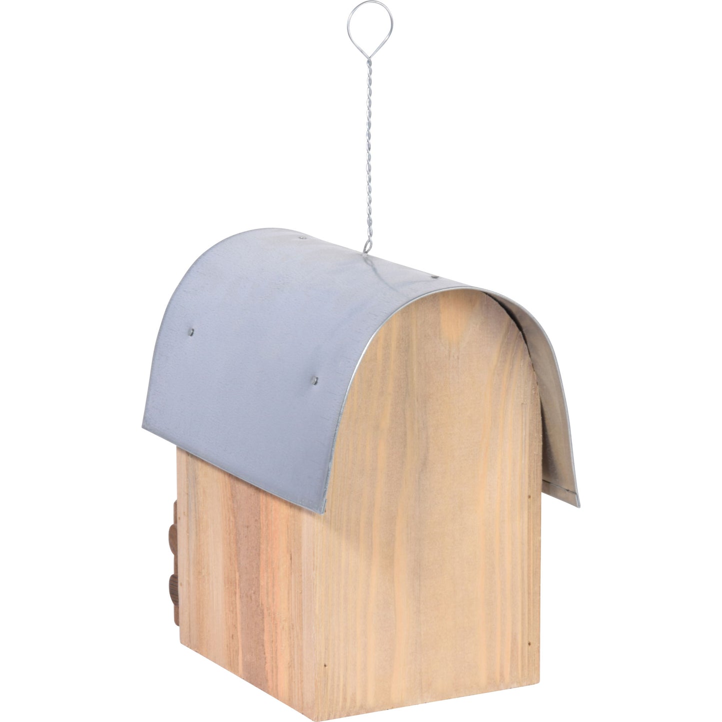 Art. 22513FSCe - Nistkasten "Rundhaus" mit Alu-Dach | Bernstein - Luxus-Vogelhaus.de