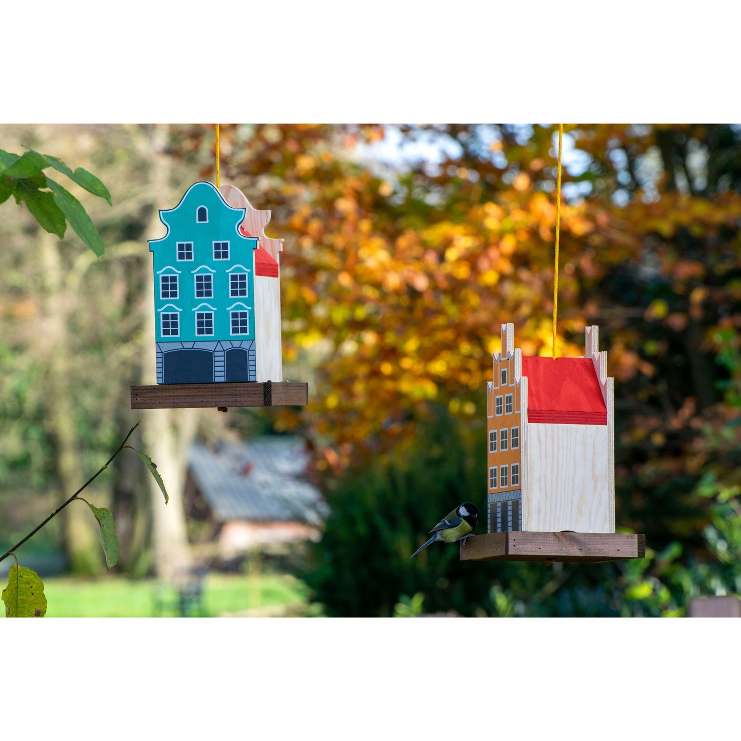 Art. 27021FSCe - Vogelfutterhaus Münsterland | Blau - Luxus-Vogelhaus.de