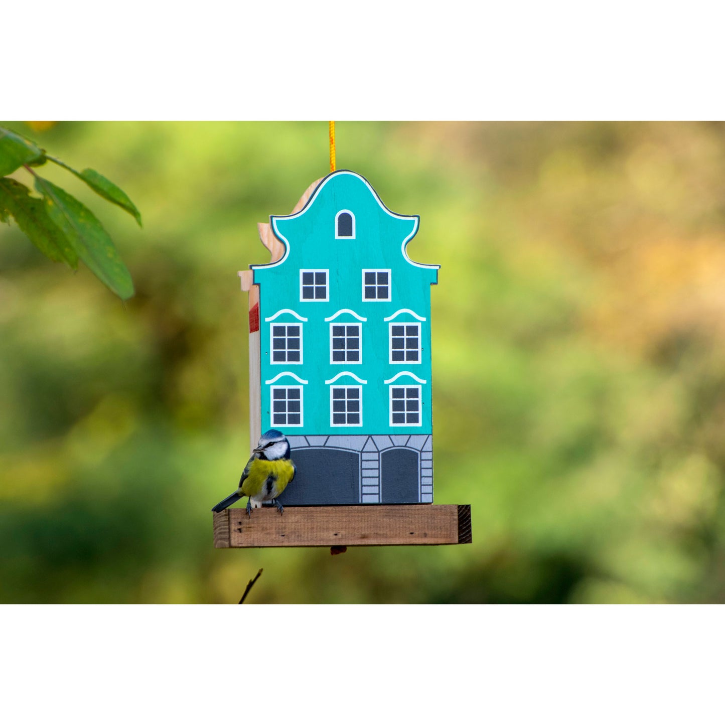 Art. 27021FSCe - Vogelfutterhaus Münsterland | Blau - Luxus-Vogelhaus.de