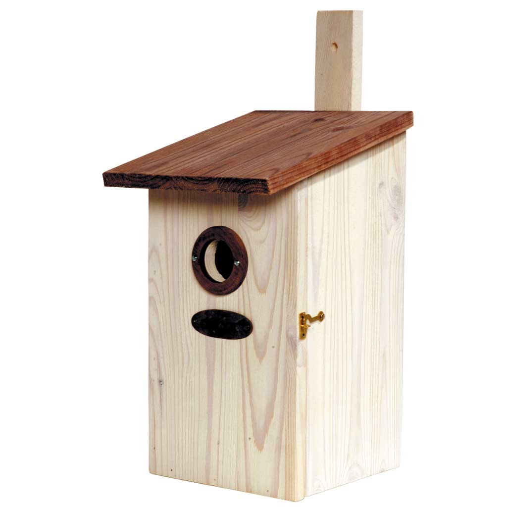 Art. 22415e, 22515e - Großer Beobachtungs-Vogelnistkasten "Einblick" in 2 Farbversionen - Luxus-Vogelhaus.de