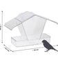 Transparente Futterstation aus wetterfestem Acrylglas mit Saugnäpfen zur Fensterbefestigung