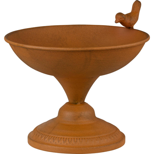 Metall Vogeltränke stehend mit Sockel