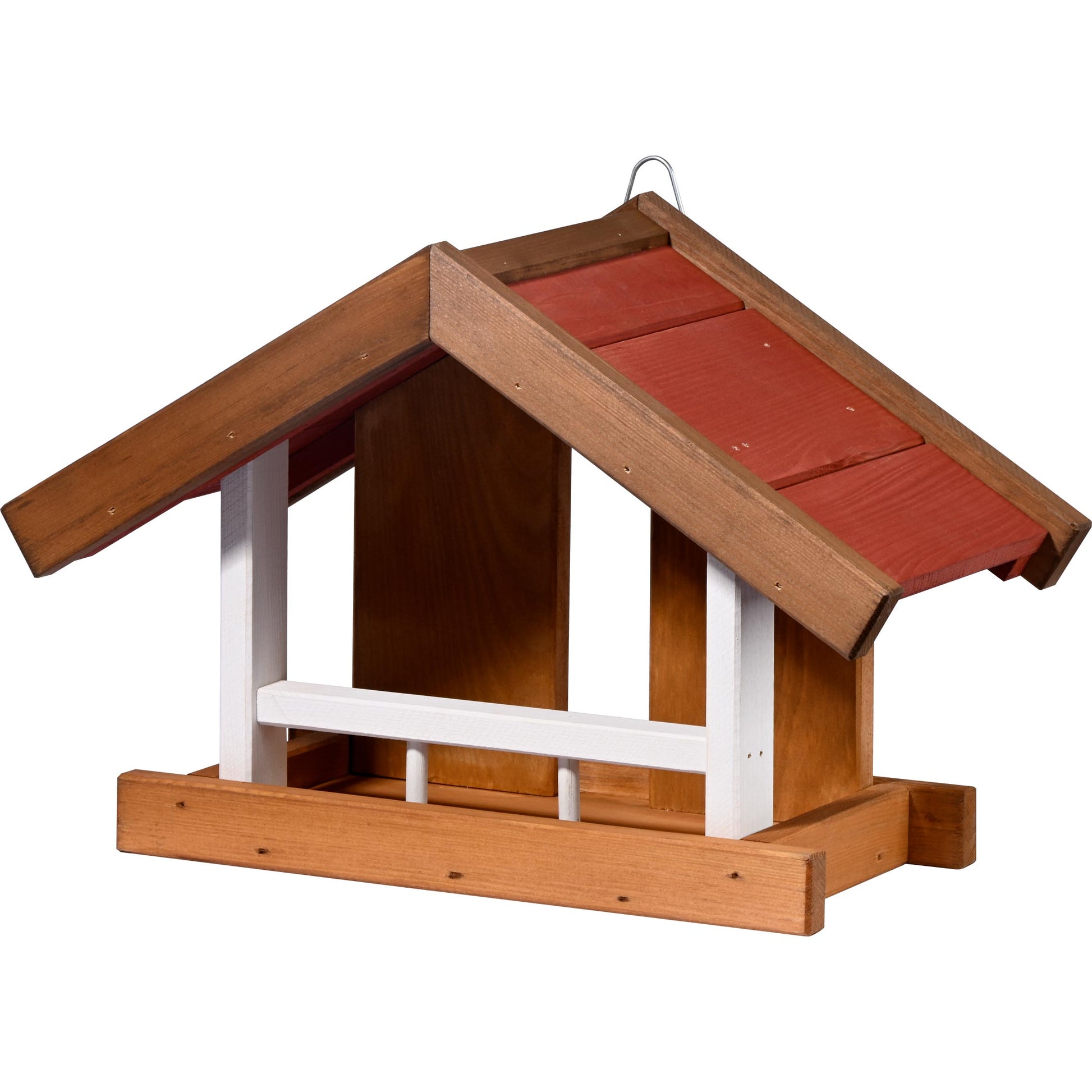 Vogelhaus "Herbstfrüchte" wetterfest, robustes Holz, mehrfarbiges Design