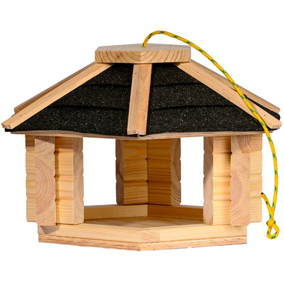 Vogelhaus "Zwart" aus Massivholz