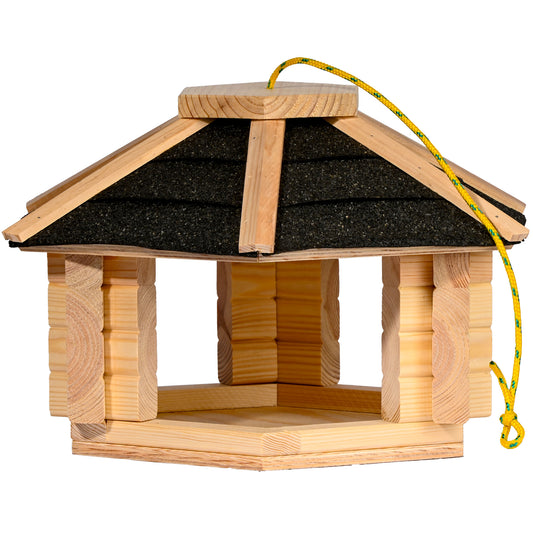 Vogelhaus "Zwart" aus Massivholz