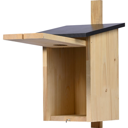 Vogelhaus für Wendehälse, robustes Design mit einfacher Reinigungsklappe
