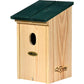 Vogelhaus für Gartenrotschwänze, nachhaltig hergestellt, mit natürlicher Optik und einfacher Pflege.
