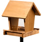 LUXUS-VOGELHAUS® Vogelfutterhaus in Golden Oak, farbig lasiert, robust und wetterfest.
