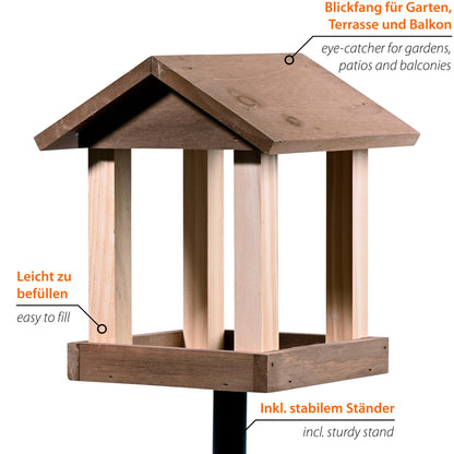 Vogelhaus mit Ständer Benny Brunch