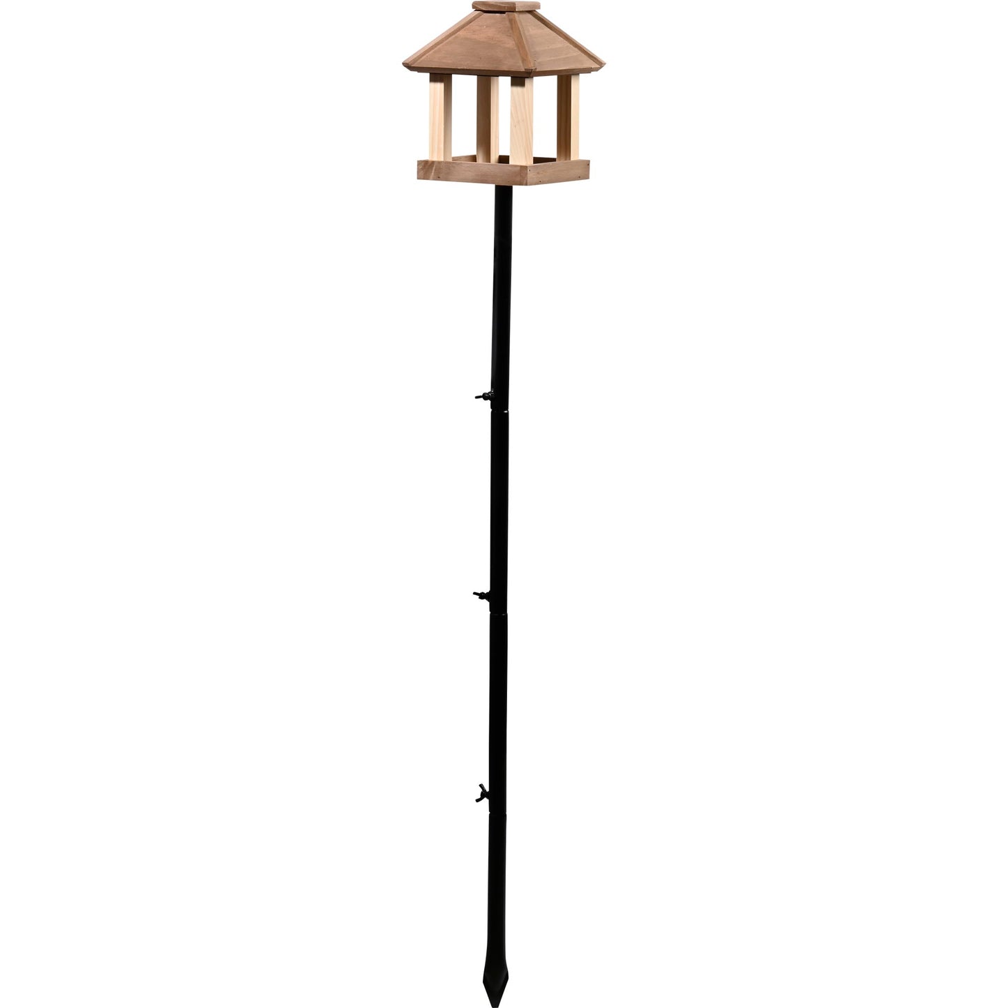 Vogelhaus mit Ständer Pyramidendach