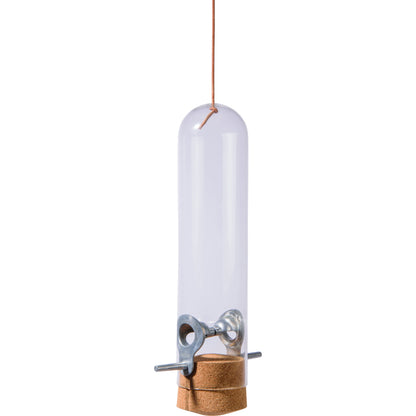 Premium-Futtersäule "Pickbar" aus Echtglas mit Naturkork-Verschluss

