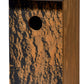 Art.11015e - Klassischer Nistkasten zum Aufhängen mit Baumrinde-Aufdruck "Quercus robur"