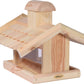 Art. 21277e - Klassisches Vogelhaus mit Futter-Silo