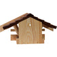 Art.21308FSCe - Kleines Vogelhaus zum Aufhängen, Futterstation für Wildvögel, Braun