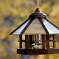 Art.21390 - Vogelfutterhaus Sechseck dunkelbraun im "Natural Camouflage" - Design