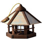 Art.21390 - Vogelfutterhaus Sechseck dunkelbraun im "Natural Camouflage" - Design