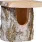 LUXUS-VOGELHAUS® Nistkasten aus FSC®-zertifiziertem Birkenholz, ideal für Nischenbrüter wie Rotkehlchen.