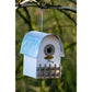 Art. 22313FSCe - Nistkasten "Rundhaus" mit Alu-Dach | Elfenbein - Luxus-Vogelhaus.de