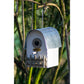 Art. 22313FSCe - Nistkasten "Rundhaus" mit Alu-Dach | Elfenbein - Luxus-Vogelhaus.de