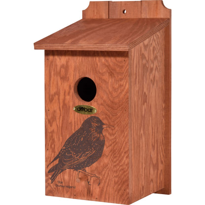 Art. 22362FSCe - Nistkasten Siebdruckmotiv "Star" Ø 45 mm - Luxus-Vogelhaus.de