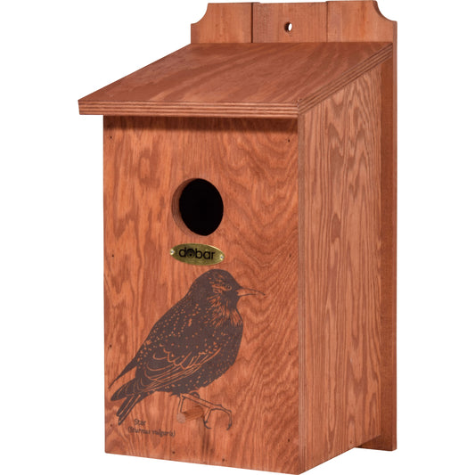 Art. 22362FSCe - Nistkasten Siebdruckmotiv "Star" Ø 45 mm - Luxus-Vogelhaus.de