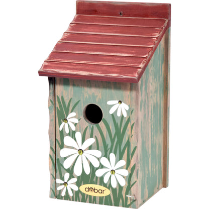 LUXUS-VOGELHAUS® Nistkasten für Meisen mit Ø 30 mm Einflugloch, handgefertigt aus FSC®-Kiefernholz.