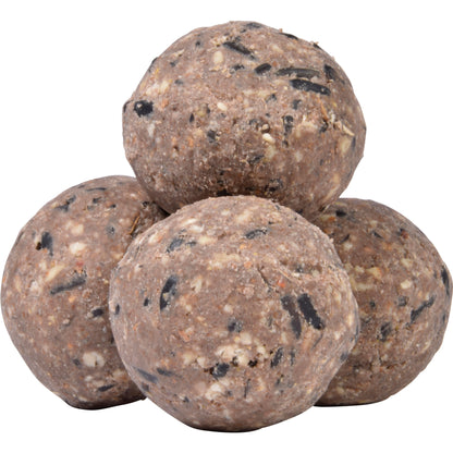 LUXUS-VOGELHAUS Gourmet-Knödel – Nahrhafte Meisenknödel mit hohem Fettanteil und reich an Körnern.

