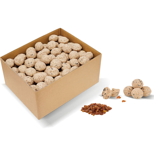 Art. 24118e - Frucht - Meisenknödel ohne Netz 100 Stück a 90 Gramm - Luxus-Vogelhaus.de