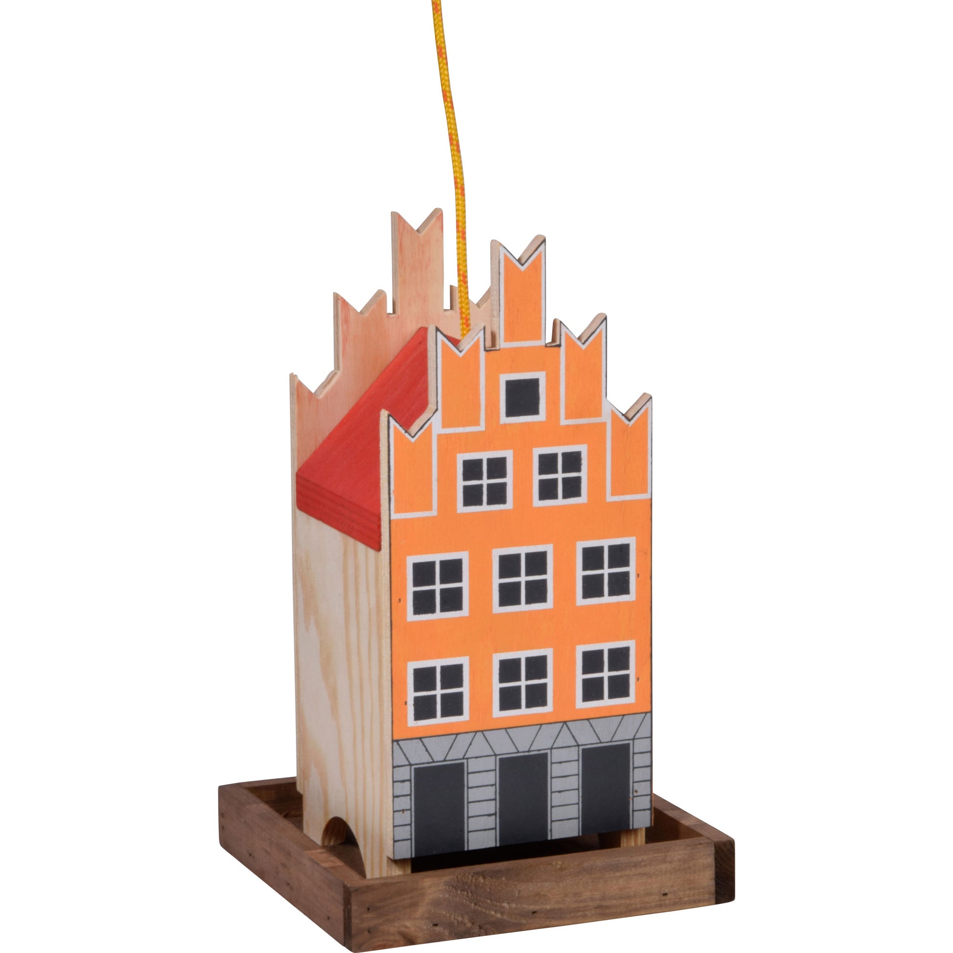 LUXUS-VOGELHAUS Deko-Vogelhaus „Salzstraße“ – Aus FSC®-zertifiziertem Kiefernholz mit großem Futtertablett.
