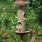 Art. 28810 - Große Futtersäule inkl. Holz-Ständer | Bronze-Design
