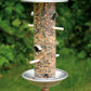 Art. 28820 - Große Futtersäule inkl. Holz-Ständer | Silber-Design