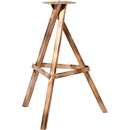 Wetterfester Ständer aus FSC®-zertifiziertem Kiefernholz mit rustikalem Look
