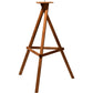 Art. 33326e - Vogelfutterhausständer aus Holz | Braun - Luxus-Vogelhaus.de