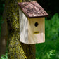 Art.37120e - Nistkasten mit Rindendach mit Öffnungsklappe, Kiefer - Luxus-Vogelhaus.de