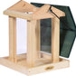Art.21097e - Vogel-Futterhaus mit Futter-Silo zum Aufhängen