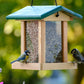 Art.21097e - Vogel-Futterhaus mit Futter-Silo zum Aufhängen