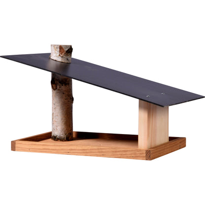 Art. 98775FSCe - Vogelhaus "Futura"  minimalistische Futterstation für Wildvögel - Luxus-Vogelhaus.de