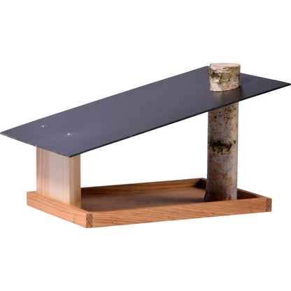 Art. 98775FSCe - Vogelhaus "Futura"  minimalistische Futterstation für Wildvögel - Luxus-Vogelhaus.de